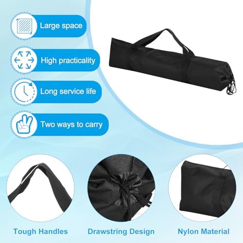PATIKIL Tripod Carrying Case, Nylon Padded Tripod Bag with Handles for Light Stands Tripod Photography Accessories, Black 95cm - Image 3