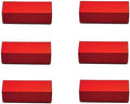 Guardhouse 8 ¼" Double Row Heavy Duty Storage Box for 2 ½" Paper and Plastic Coin Holders Red 6 Pack by Guardhouse