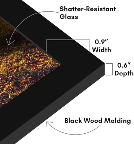 Americanflat 7x9 Picture Frame - Engineered Wood - Black - Image 3