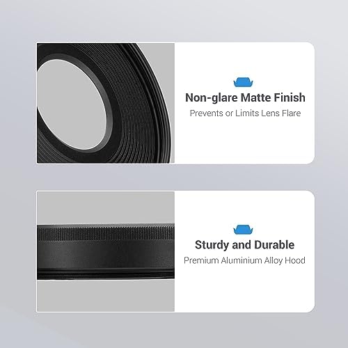 Lens Hood for Canon RF 28mm f/2.8 STM Lens, RF 28mm Lens Hood, Lens Hood Replace Canon EW-55 Hood, Compatible with 55mm Filters and 55mm Lens Cap - Image 5