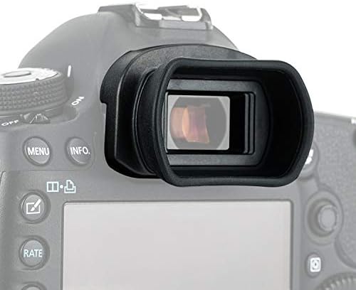JJC KIWIFOTOS Ergonomic Long Camera Eye Cup, Eye Piece viewfinder as Eg Eyecup, Soft Silicone, Compatible with Canon EOS 1D X Mark II 1D X 1Ds III 1D IV 1D III 5D IV 5D III 5DS 5DS R 7DII 7D - Image 4