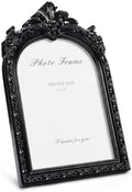 Cuspin 5x7 Black Picture Frame Vintage Ornate Arched Gothic Photo Frame by Cuspin