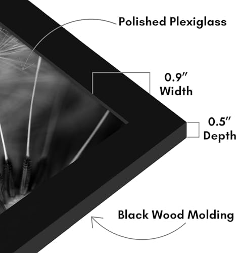 Americanflat 13x16 Picture Frame - Engineered Wood - Black - Image 3