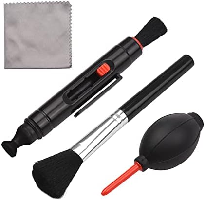 4-Piece Camera Lens Cleaning Kit with Blower, Pen, Brush & Microfiber Cloth by Unknown