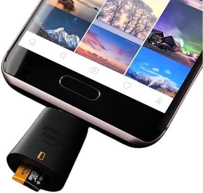 Amazon Basics Micro SD Card Reader USB-C 3.0, High Speed Data Transfer up to 200MB/s, Compatible with Smartphones, Tablets, Laptops - Image 6