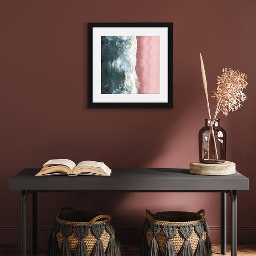 Americanflat 13x13 Picture Frame - Matted to 10x10 - Black - Image 5