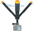 SOONSUN 4-in-1 Floating Tripod Selfie Stick for GoPro Hero 13 12 11 10 9 8 by SOONSUN