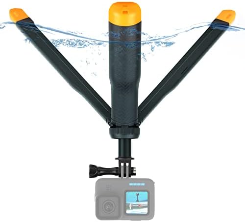 SOONSUN 4-in-1 Floating Tripod Selfie Stick for GoPro Hero 13 12 11 10 9 8 by SOONSUN