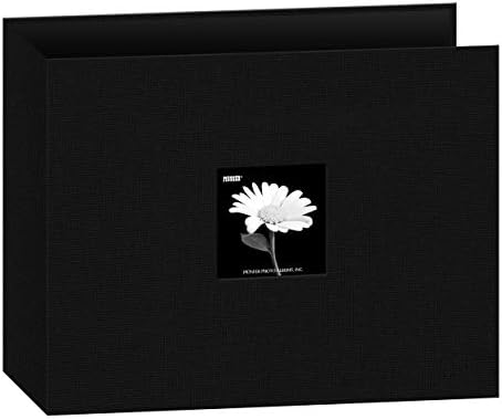 Pioneer T12CBF-BK 12-Inch by 12-Inch Fabric 3-Ring Binder Album with Window, Black by PioneerPhotoAlbums