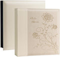 Artmag Photo Album 4x6 1000 Photos, Large Capacity Wedding Family Leather Cover Picture Albums Holds Horizontal and Vertical 4x6 photos with Black Pages(Beige) by Artmag