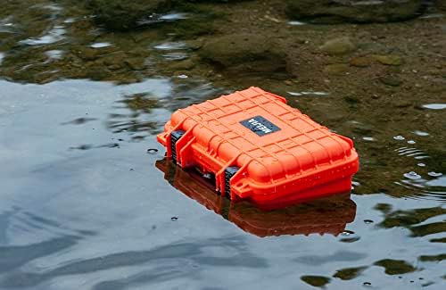 MEIJIA Portable All Weather Waterproof Protective Hard Case, Small Camera Case,Dry Case with Customizable Foam,Fit Use of Drones, Camera,Equipments, 11.65 ”x8.35”x3.78” - Image 5
