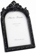 Cuspin 6x8 Black Picture Frame Vintage Ornate Arched Gothic Photo Frame by Cuspin