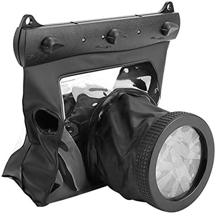Underwater Camera Housing Case, 20 Meter Waterproof Protective Pouch Bag for DSLR SLR Mirrorless Cameras (Black) by Serounder