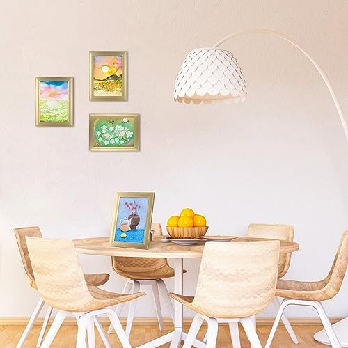 Giftgarden 5x7 Picture Frame Gold Set of 12, Multi Modern 5 x 7 Frames Bulk for Wall or Tabletop Display - Image 7