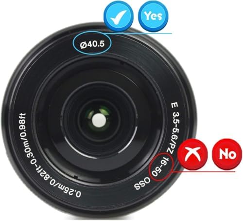 MOSTOS® - 40.5mm Lens Cap for Sony E PZ 16-50mm f/3.5-5.6 OSS, FE 28-60mm f/4-5.6 (Make Sure Ø40.5 Mark is Written On Your Lens) - Image 3