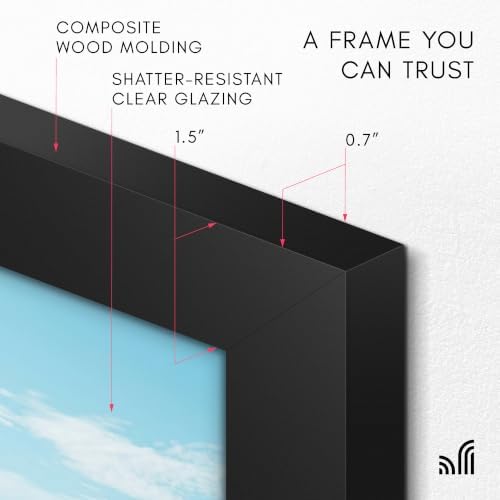 Americanflat 28x40 Poster Frame - Engineered Wood - Black - Image 4
