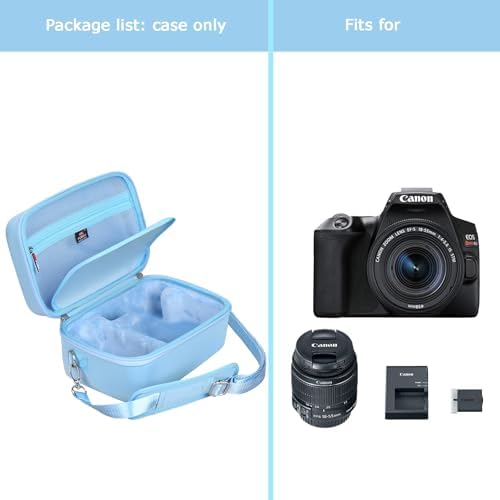FBLFOBELI EVA Camera Case for Canon EOS Rebel T7/T8i/T5/R50/R100 - Image 7