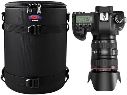 Camera Lens Case,Fits 6.50" x 9.06" DSLR Lens,Protective Carry Pouch by NIANYISO-Themosttrustworthyoutdooractivitypartner