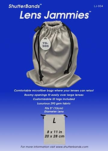 Large Lens Jammies Microfiber Drawstring Bags (Pack of 3) by ShutterBands