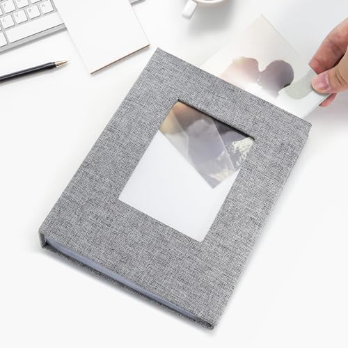 Vienrose 4x6 Small Photo Album, 2 Pack, 200 Photos, Grey - Image 3