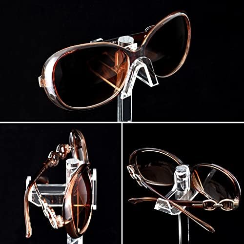 MOOCA 3-Piece Acrylic Eyewear Riser Display Stand for Sunglasses - Image 3