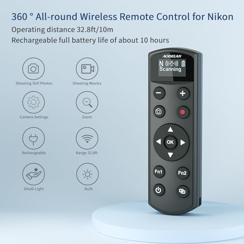 Rechargeable Shutter Release for Nikon Wireless Camera Remote Control - Image 2