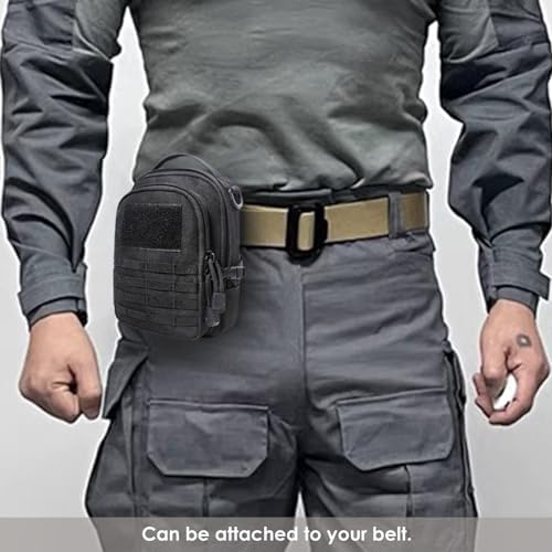 Azarxis Molle Pouches, Tactical Compact EDC Small Utility Pouch Waist Bags Sundries Storage Admin Organize Gear Gadget for Military Backpack - Image 6