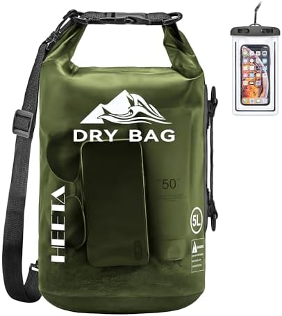 HEETA Dry Bag Waterproof Backpack with Phone Case 5L/10L/20L/30L/40L by HEETA