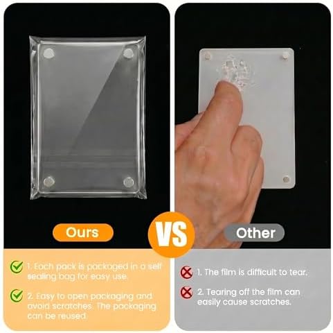 12 Pack Acrylic Fridge Magnetic Frame for Polaroid, 2.36x3.54 In Mini Picture Frames Clear for Fujifilm Instax Mini, 2 Sided Photo Refrigerator Magnet Picture Display Clear Frame - Image 6