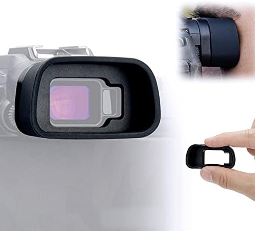 JJC Silicone Eyecup Viewfinder for Canon EOS R8 RP Camera, Extended Design by JJC