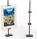 31.5"H Adjustable Tabletop Picture Frame Stand, Tabletop Easel Stand, Brown by Cathyeen