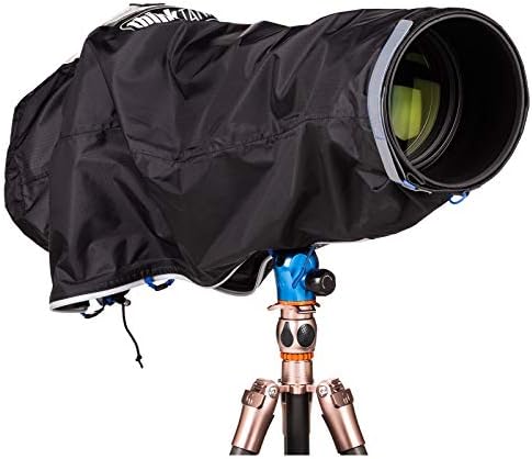 Think Tank Emergency Rain Covers for DSLR and Mirrorless Cameras with 300-600mm f/4 Lens - Large (Black) by ThinkTankPhoto