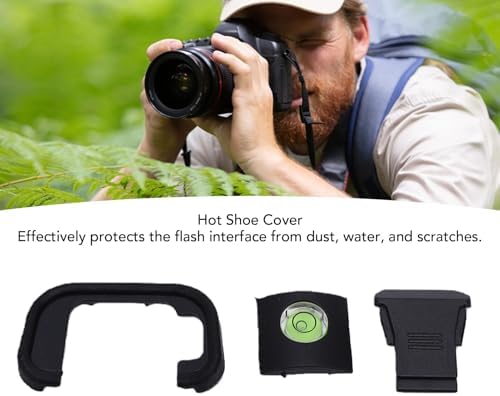 LICAEVEY Viewfinder Eyecup for RP R8 Camera, Soft Silicone Eye Cup with Hot Shoe Cover and Hot Shoe Level, Portable Eyepiece for Photography Enthusiasts - Image 2
