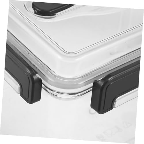 Camera Lens Storage Organizer Case with Acrylic Material, Rapid Pull-open Design, Lid and Handle, Sturdy Plastic Camera Equipment Storage Box for Outdoor Use, 10.24x7.48x6.89 Inch - Image 3
