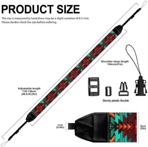 GLENLCWE Camera Strap, Camera Strap for Photographers Neck Strap Replacement Fit Most Cameras - Image 6