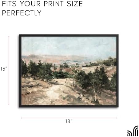 Americanflat 13x18 Poster Frame - Slim Molding - Black - Image 2