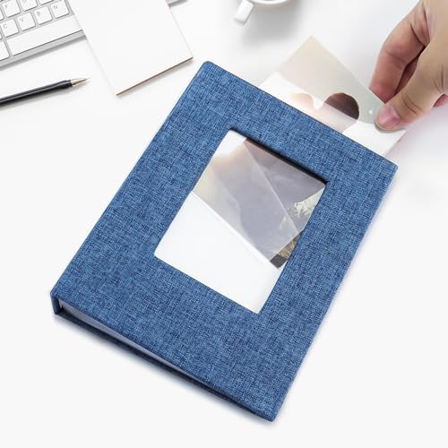 Vienrose 4x6 Small Photo Album, 2 Pack, 100 Photos, Blue - Image 3