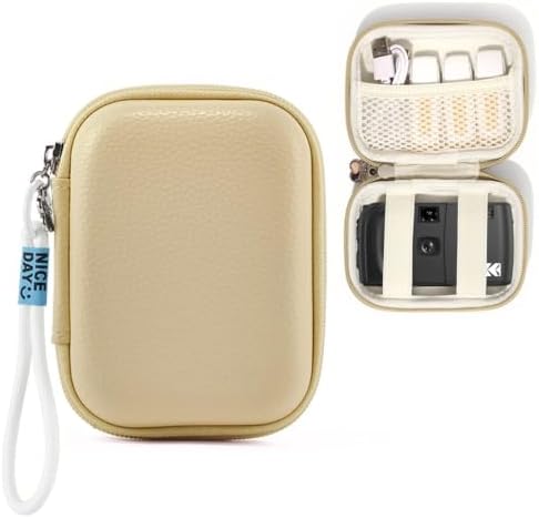 Carrying Case for KODAK EC35 35mm Film Camera, PU Storage Bag with Lanyards for KODAK EC35,Yellow by Unknown