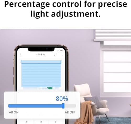 SONOFF Matter Smart Roller Shutter Switch, MINI-RBS, 2.4GHz Wi-Fi, Mini Size, Percentage Control, Alexa/Google Home/HomeKit/Home Assistant Support, Neutral Wire Required, 4-Pack - Image 5