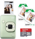 Fujifilm INSTAX Mini LIPLAY Hybrid Instant Camera (Matcha Green Starter Bundle) by FUJIFILM