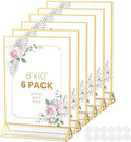 Acrylic Sign Holder Double Sided 8X10 Gold Frames with Stickers，6PCS by AcrylicSignHolderMahjongRacks%EF%BC%8CMahjongBags