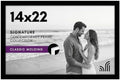 Americanflat 14x22 Picture Frame with Polished Plexiglass - Signature Collection - Gallery-Style Frames Made of Engineered Wood - Photo Frame for Wall Display - Black by Americanflat