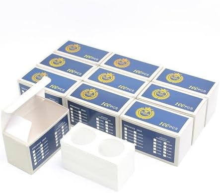 Boen 40mm Coin Flips 1000 Pcs 2x2 Cardboard Holders for Large Dollar by BoenCoinCollectionSupplies