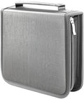 DVD Case CD Storage,40 Capacity CD Cases Holder DVD Storage Case Holders CD DVD Disc Case Storage Wallet Binder for Car Home Office Travel (40 Silvery) by YILAGCDDVDCase