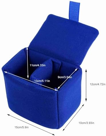 Camera Bag Insert, Portable Camera Padded Pouch Liner Pad Shockproof Waterproof Organizer Storage Case Protection Digital Protective Accessory for Travel DSLR Photographing Photographer Beginner Small - Image 2
