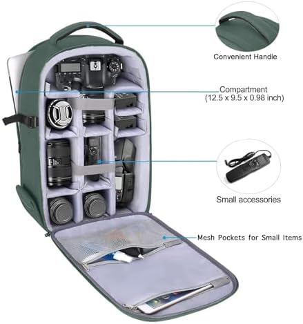 MOSISO Camera Backpack, DSLR/SLR/Mirrorless Photography Camera Bag - Image 2