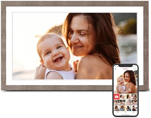 Frameo 15.6" Digital Picture Frame WiFi, Large Display Digital Photo Frame by Flyruit
