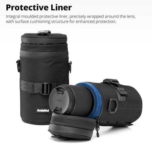 Ambitful 2.95 × 3.94 in Thick Camera Lens Pouch Case, Protection Lens bag - Image 4