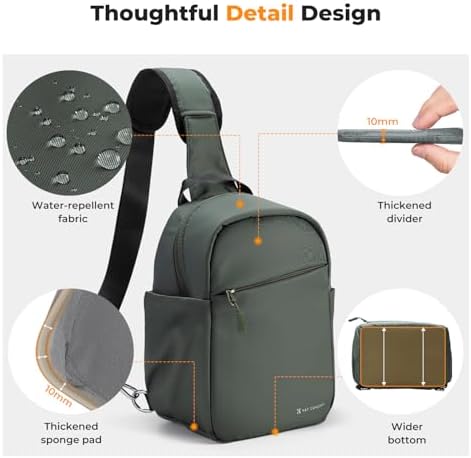 K&F CONCEPT Camera Sling Bag, Compact Photography Bag for DSLR Mirrorless - Image 4