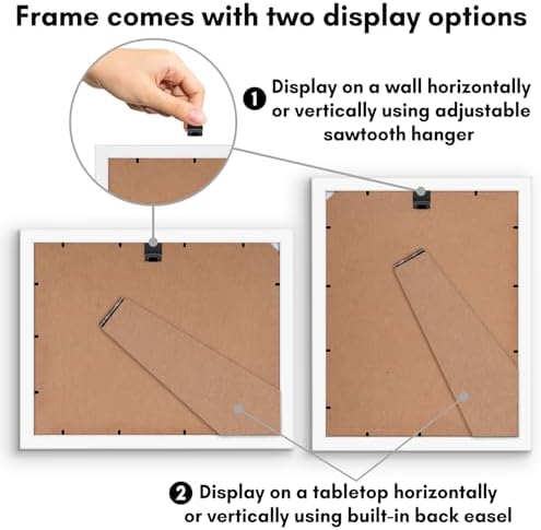 Americanflat 9x12 Picture Frame - Engineered Wood - White - Image 6